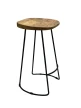 meble industrialne stołek barowy hoker loftowy Hox 65 cm