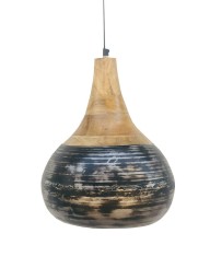 Lampa loftowa czarna metalowa – industrialne oświetlenie sufitowe