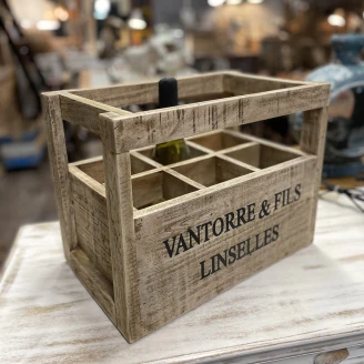 dekoracje w stylu loft skrzynka na wino, winiarka Ventorre &amp; Fils