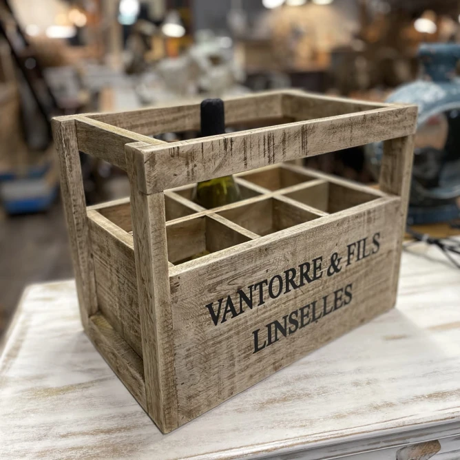 dekoracje w stylu loft skrzynka na wino, winiarka Ventorre &amp; Fils