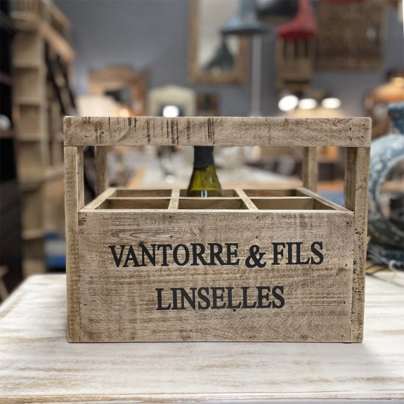 dekoracje loftowe skrzynka na wino, winiarka Ventorre &amp; Fils