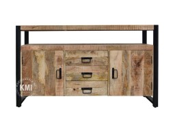 Loftowa Komoda / Szafka RTV z Półką Just For Me | Meble Industrialne