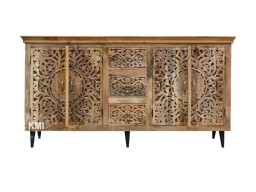 Ażurowa Komoda Indyjska z Drewna Mango 195 cm | Meble Orientalne