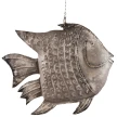 dekoracjyjna metalowa ryba Grey Fish