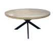 meble nowoczesne okrągły stół 150 cm w stylu loft natural mango