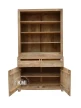 meble kolonialne loftowe duży regał biblioteczka Mango 120 cm lite drewno