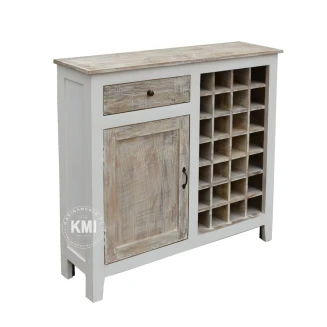 Komoda Hampton Island vintage z barkiem na wino