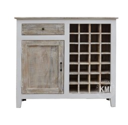 Komoda Hampton Island vintage z barkiem na wino