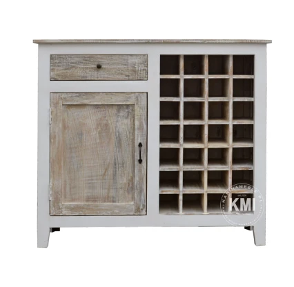 Komoda Hampton Island vintage z barkiem na wino