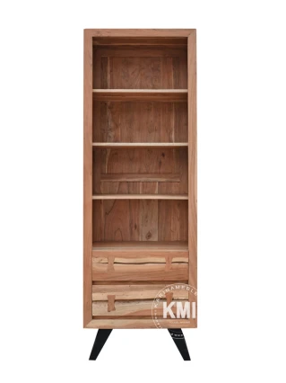 Biblioteczka Organic z Drewna Akacji 195 cm - Meble Loftowe