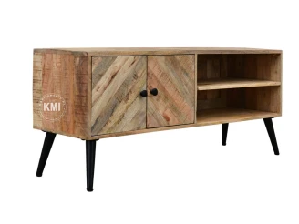 meble skandynawskie drewniana szafka rtv RIVERSIDE 130 cm