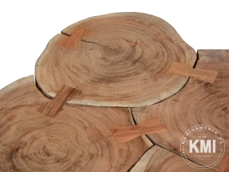 meble drewniane stolik loftowy Organic natural
