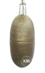 lampa orientalna marokańska owalna złota