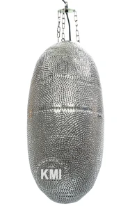 lampa orientalna marokańska owalna srebrna