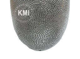 lampa orientalna marokańska owalna srebrna
