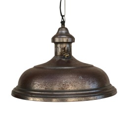 Lampa industrialna metalowa z efektem rdzy – loftowy styl vintage