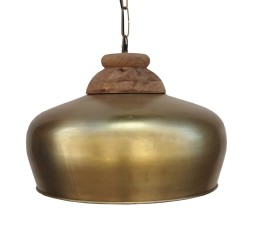 Metalowa lampa loftowa Brass – industrialny design z metalowym wykończeniem