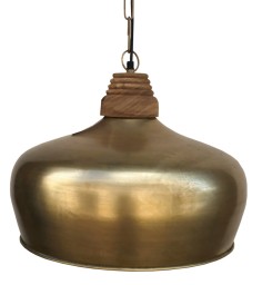 Metalowa lampa industrialna nad stół – mosiężny kolor Brass