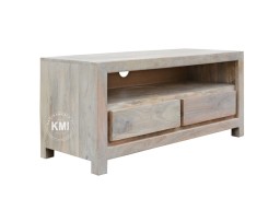 meble indyjskie szafka rtv lekko bielona 110 cm.