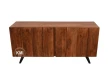 brazowa komoda industrialna organic z drewna 180 cm