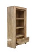 meble drewniane nowoczesne -mały regał na książki