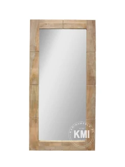 duże lustro z drewna mango 180x90