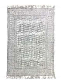 dywan bawełniany drukowany beżowy 180x280
