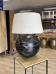 lampa metalowa loftowa kula XL czarna postarzana