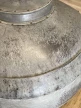 Postarzana lampa loftowa z ocynkowanego metalu