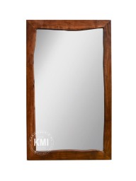 Lustro loftowe Organic – rám z drewna, naturalne meble drewniane