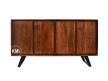 Nowoczesna drewniana komoda – loftowy styl, solidne drewno i elegancka forma
