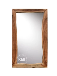 Lustro Loftowe Organic z Drewna Akacji 145x85 cm - Meble Loftowe