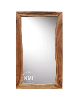 Lustro Loftowe Organic z Drewna Akacji 145x85 cm - Meble Loftowe