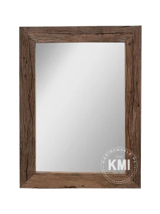 loftowe lustro ze starego drewna Driftwood 120x90