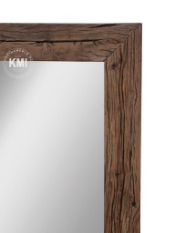 loftowe lustro ze starego drewna Driftwood 120x90