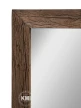 meble loftowe designerskie lustro w ramie ze starego drewna Driftwood 120x90