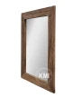 meble loftowe do salonu lustro w ramie ze starego drewna Driftwood 120x90