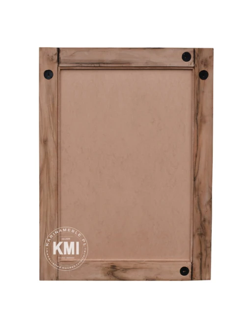 meble loftowe postarzane lustro w ramie ze starego drewna Driftwood 120x90