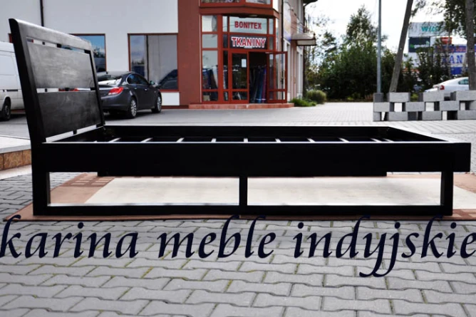 karina meble indyjskie - kolonialny łóżko