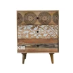 Drewniana komoda Qumin – lite drewno, styl boho i indyjski, pojemne szuflady, orientalny design