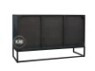 meble drewniane sypialnia loftowa komoda CHECKERS 130 cm