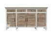 meble drewniane żaluzjowa komoda HAMPTON ISLAND vintage 180 cm