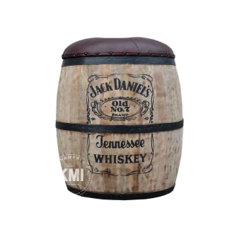meble loftowe beczka do siedzenia za schowkiem Jack Daniel's