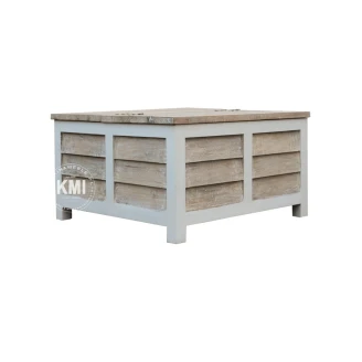 meble shabby chic drewniany stolik skrzynia HAMPTON ISLAND