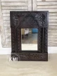 meble orientalne salon zdobione indyjskie lustro 44x61