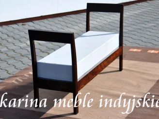 karina meble indyjskie - kolonialna ławka