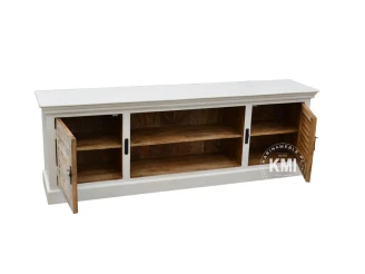 Szafka RTV Hampton Island w stylu vintage – meble drewniane