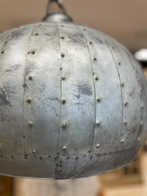 lampa metalowa postarzana loftowa sufitowa vintage