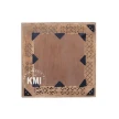meble indyjskie - lustro 75x75 z orientalnym wzorem