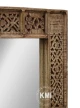 meble przedpokoj indyjskie lustro boho Shanti rzeźbione 60x90 cm